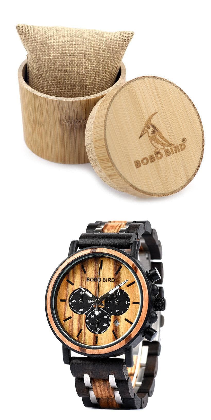 Gentleman Style Wooden Watch - TIMEDIUM