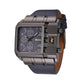 OULM Super Big Square Dial Wide Strap Wristwatch - TIMEDIUM
