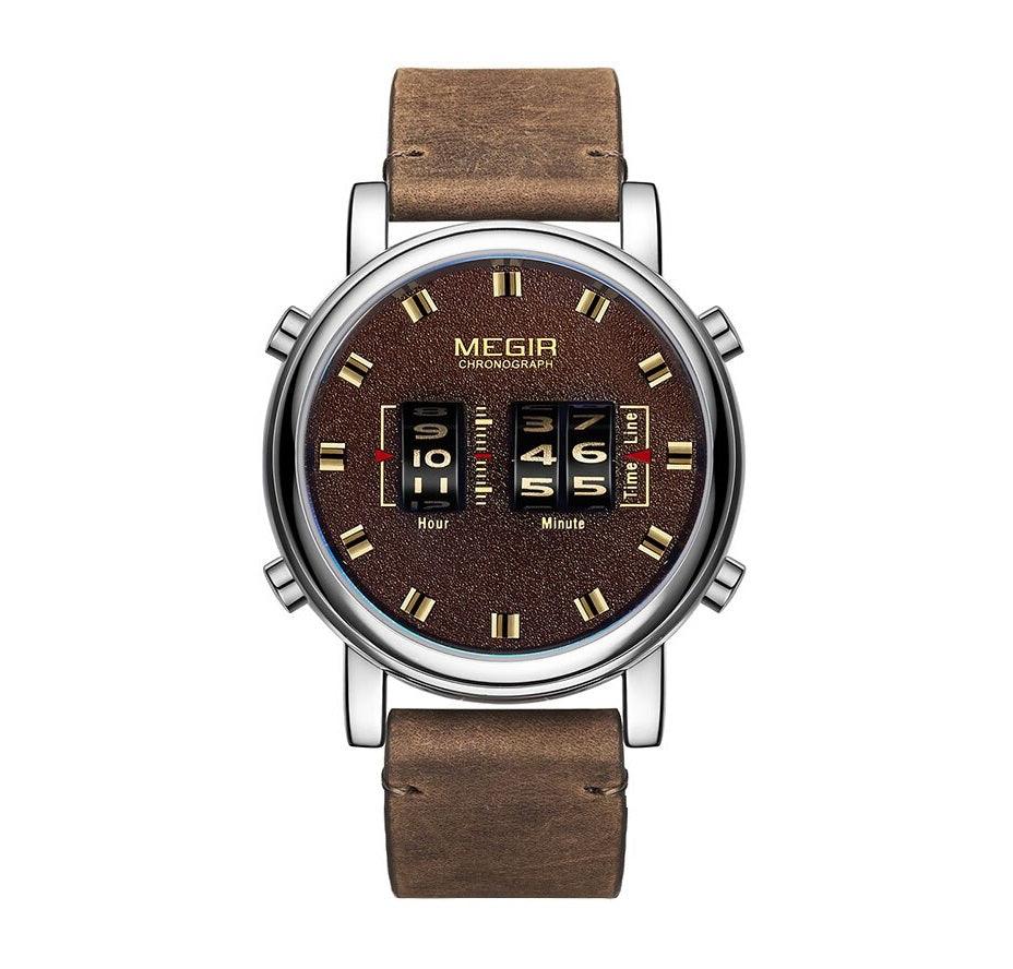 MEGIR Roller Pointer Quartz  Wristwatch - TIMEDIUM
