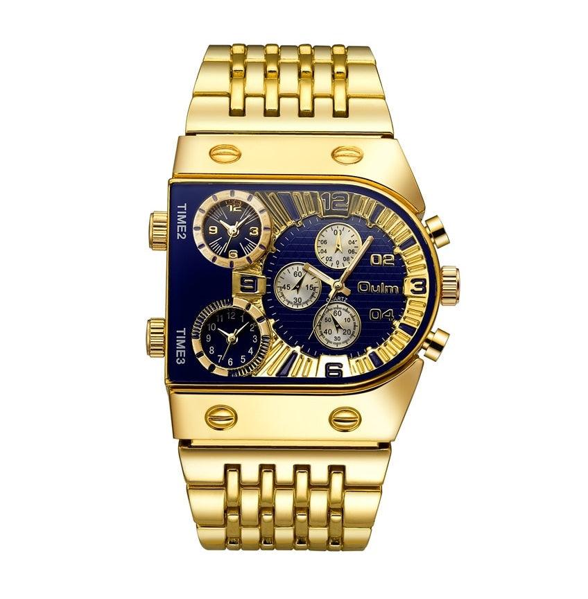 OULM Military Luxury Gold Watch - TIMEDIUM