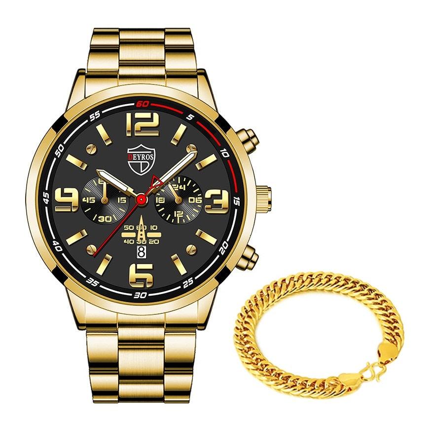 Business Luxury Sports Bracelet Luminous Watch - TIMEDIUM