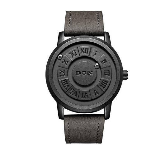 DOM Creative Scrolling Pointer Magnetic Watch - TIMEDIUM