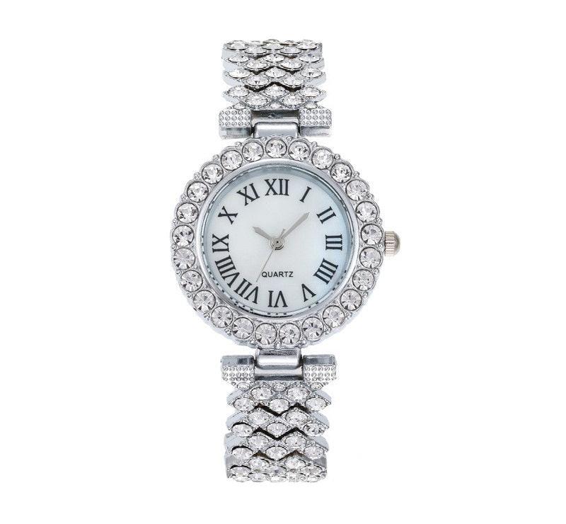 Bracelet Set Diamond Steel Band Ladies Watch - TIMEDIUM